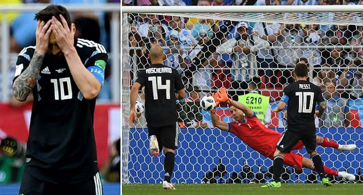 Messi Dipermalukan Islandia, Mimpi Buruk Hantui Argentina di Rusia